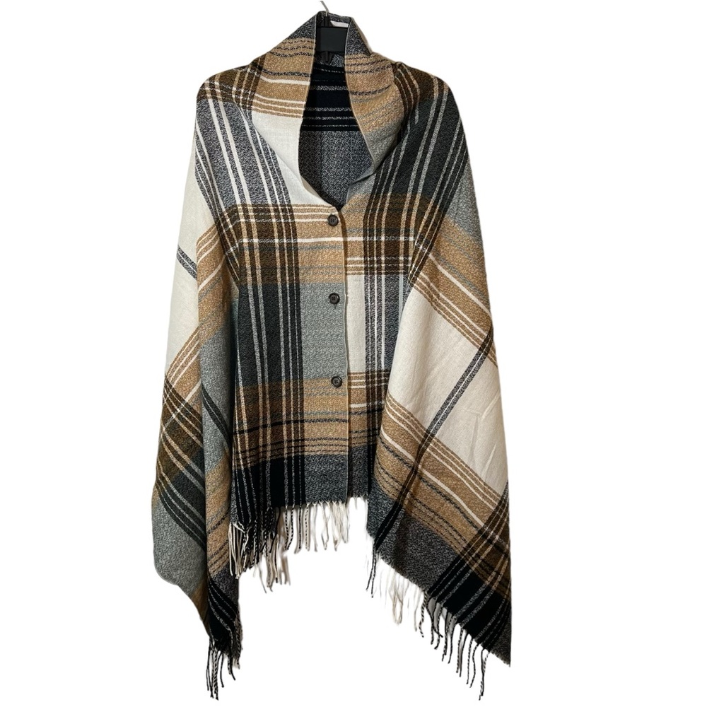 SOFT SURROUNDINGS Fringe Cape Poncho